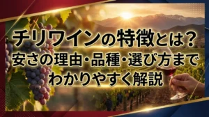 チリワインの特徴とは？安さの理由・品種・選び方までわかりやすく解説