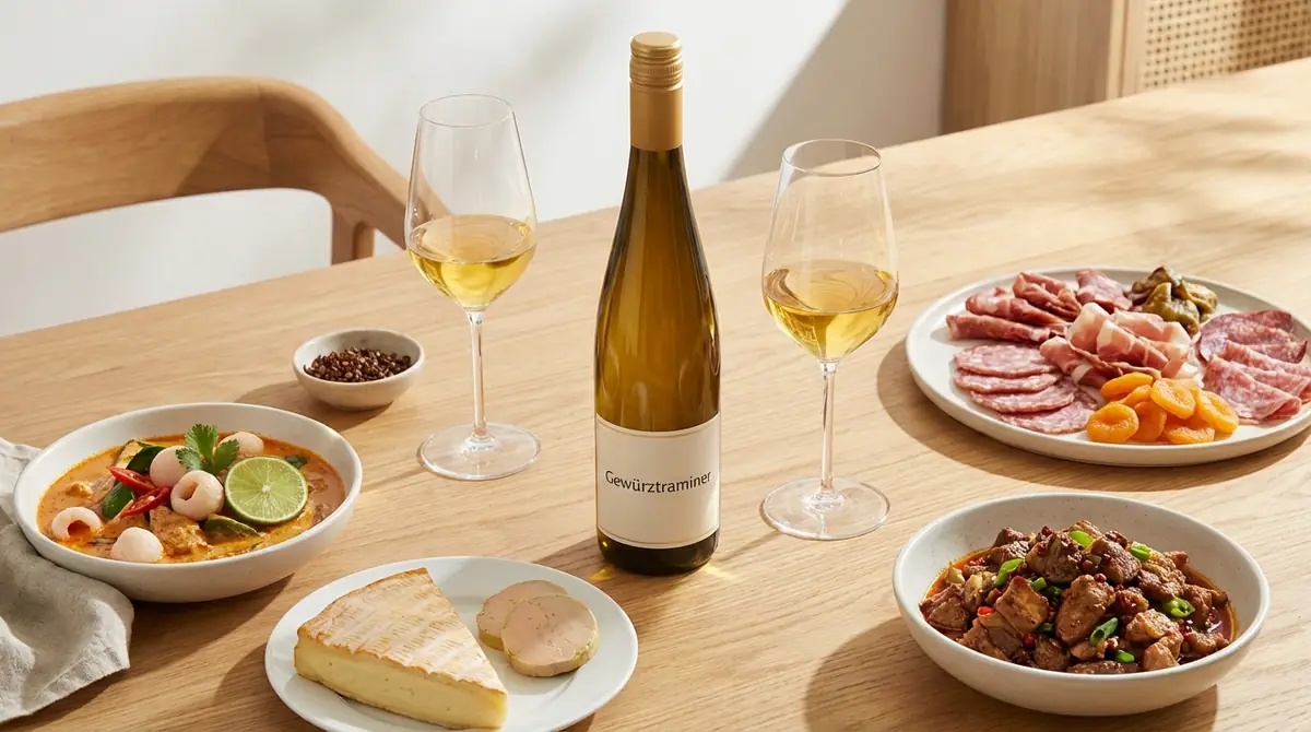 ゲヴュルツトラミネールに合う料理｜ペアリング完全ガイド