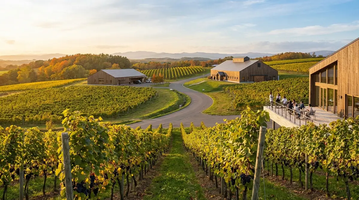 北海道ワイナリー巡りモデルコース