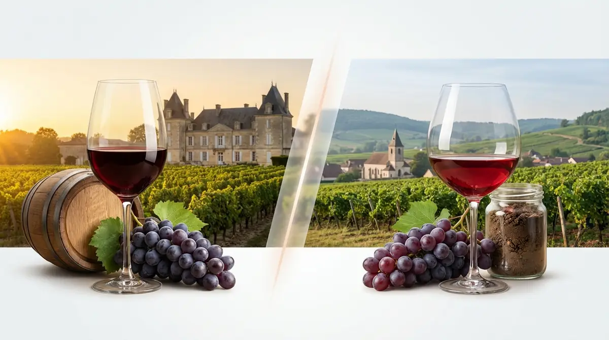 ボルドーとブルゴーニュの違い｜比較表で徹底解説
