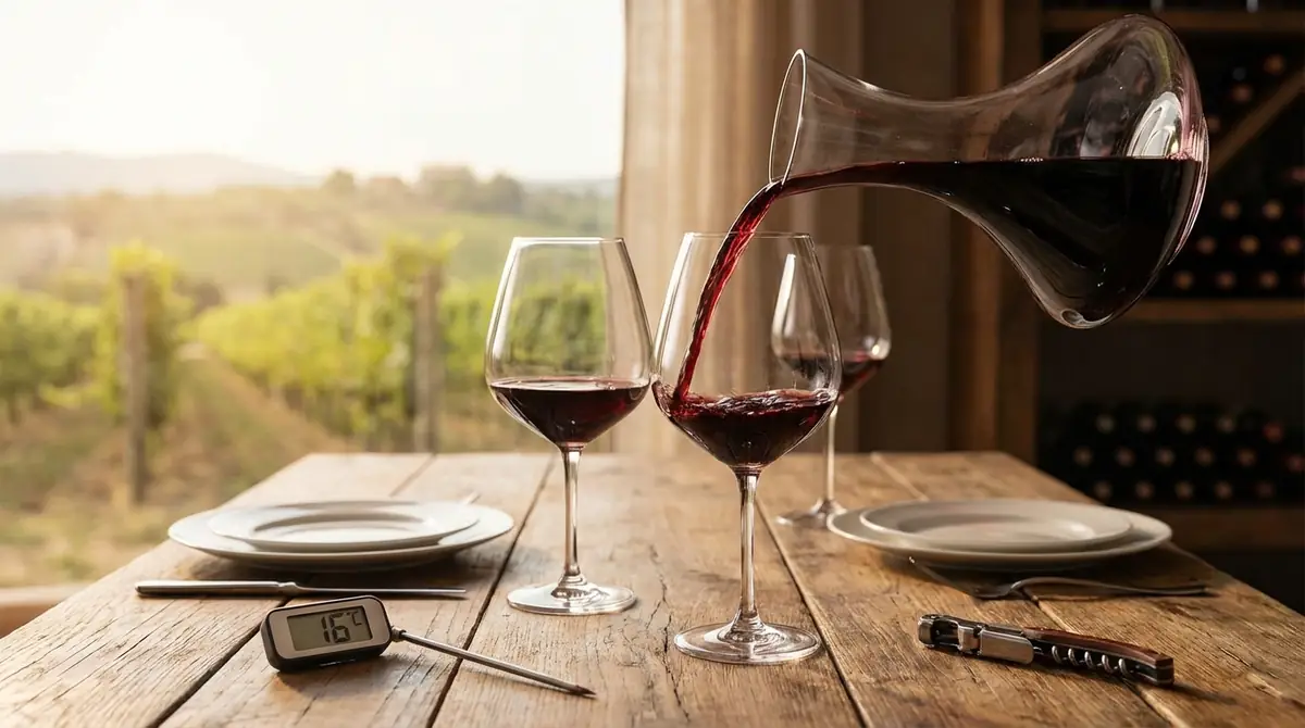 カベルネソーヴィニヨンの美味しい飲み方｜温度・グラス・デキャンタージュ