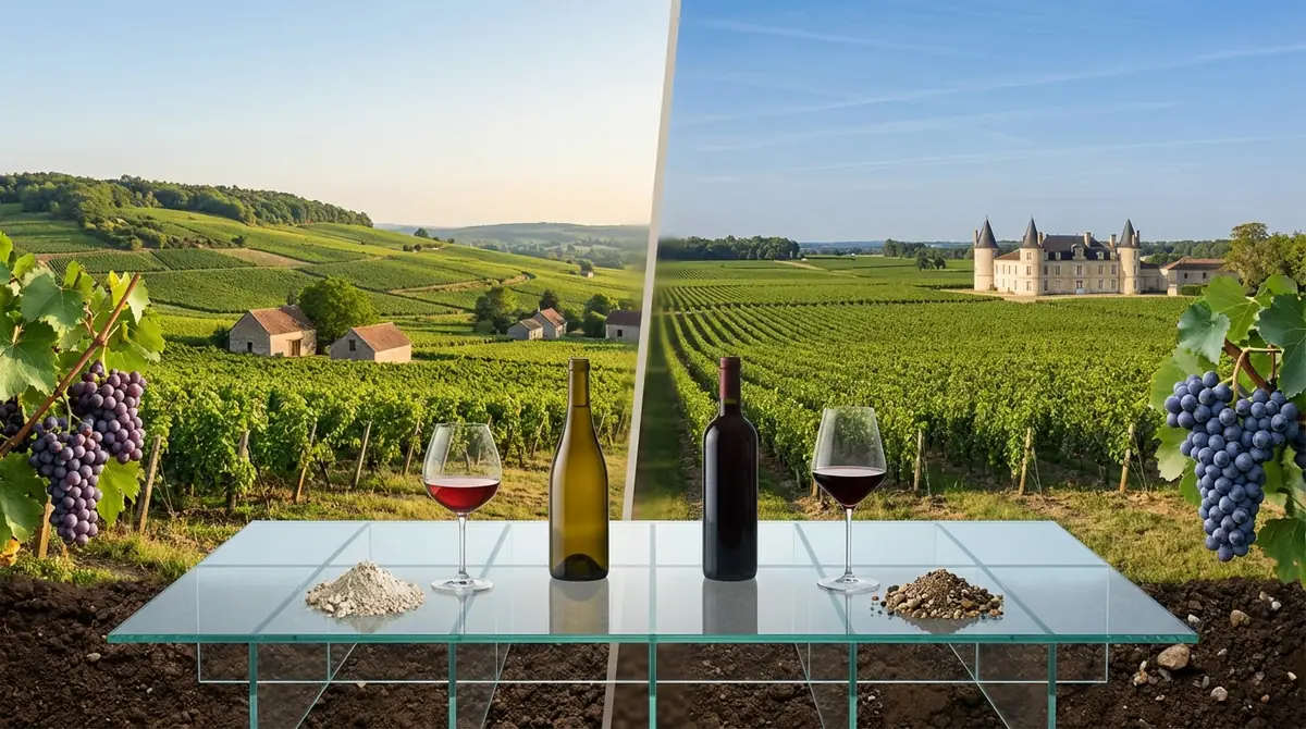 ブルゴーニュとボルドーの違い｜特徴を比較表で一目瞭然