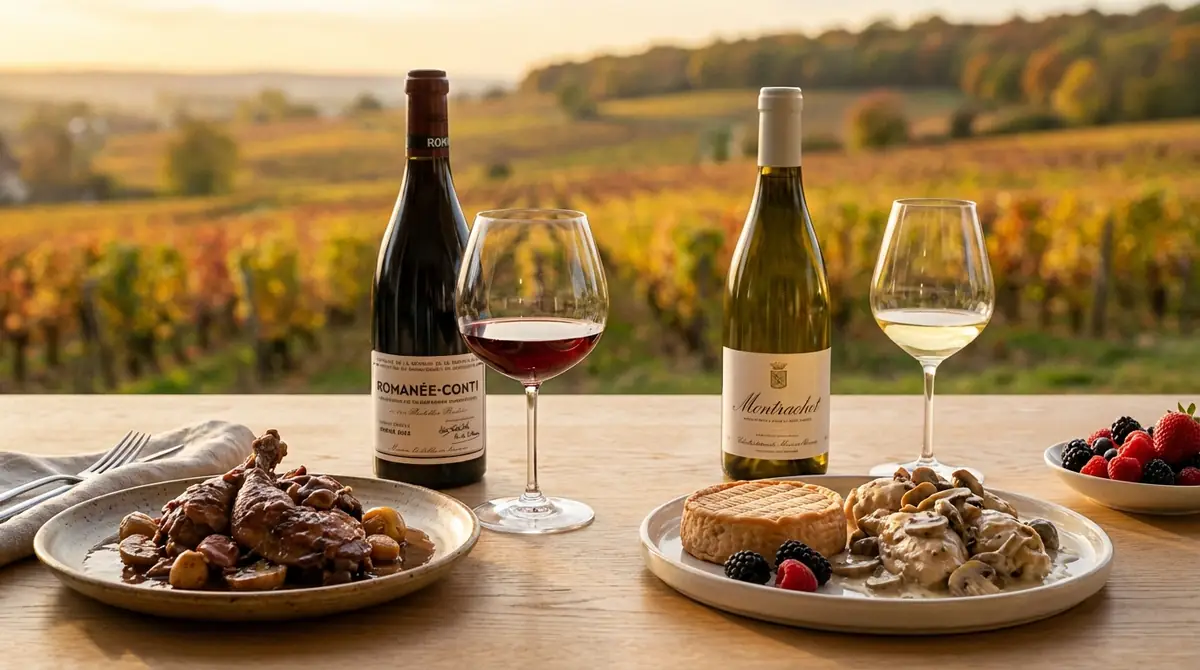 ブルゴーニュワインに合う料理｜ペアリングの基本と実例