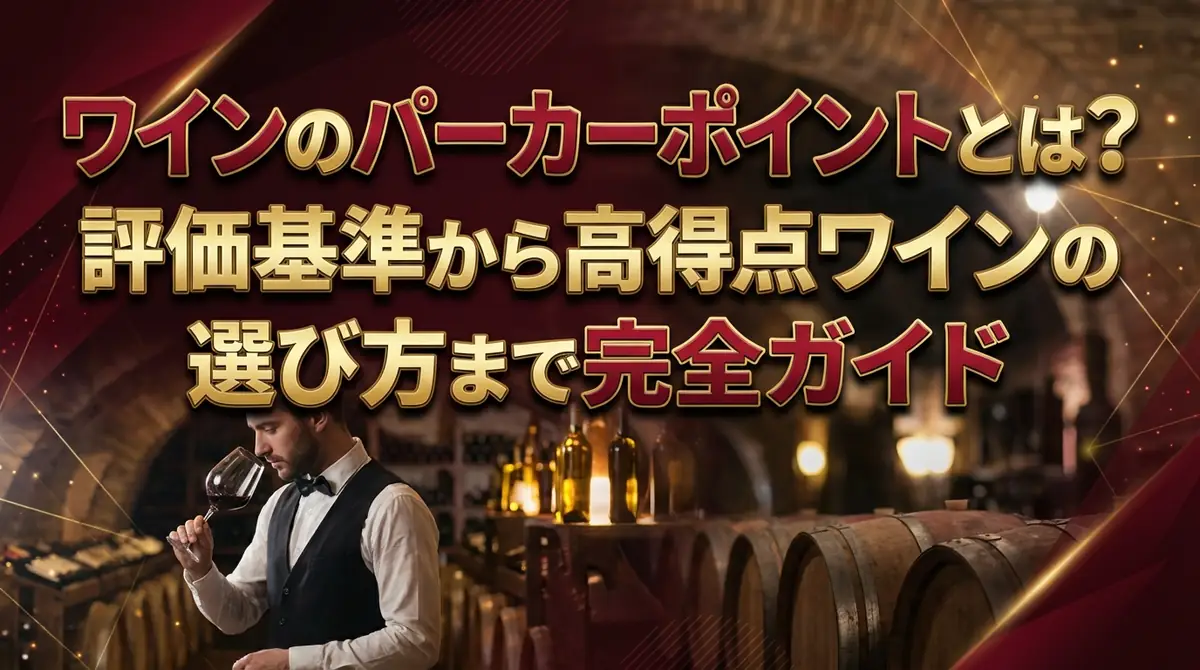 ワインのパーカーポイントとは?評価基準から高得点ワインの選び方まで完全ガイド