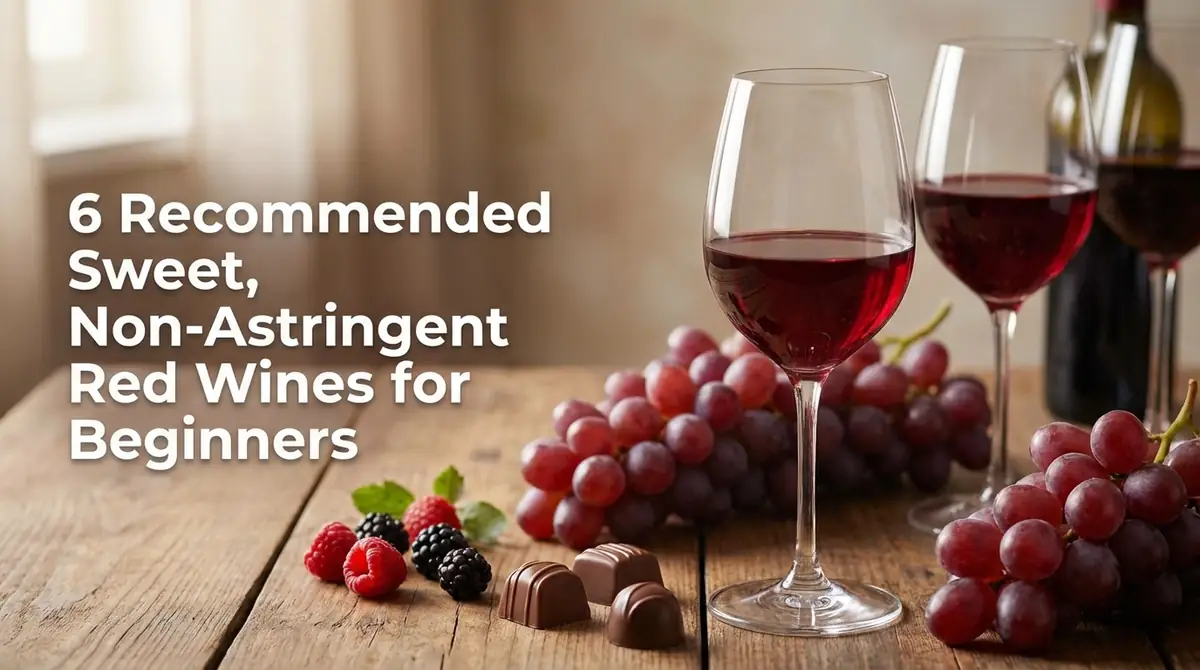 渋くない・甘口の初心者向け赤ワインおすすめ6選