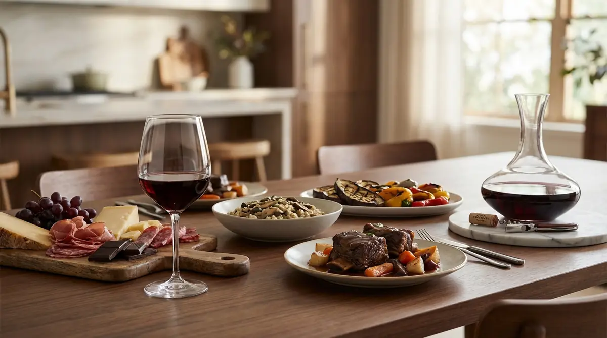 【一覧表】赤ワインに合う料理｜定番から肉以外の意外なペアリングまで