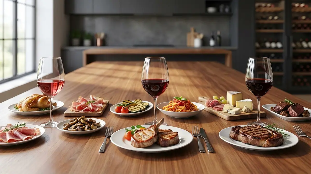 【ボディ別】赤ワインに合う料理の早見表