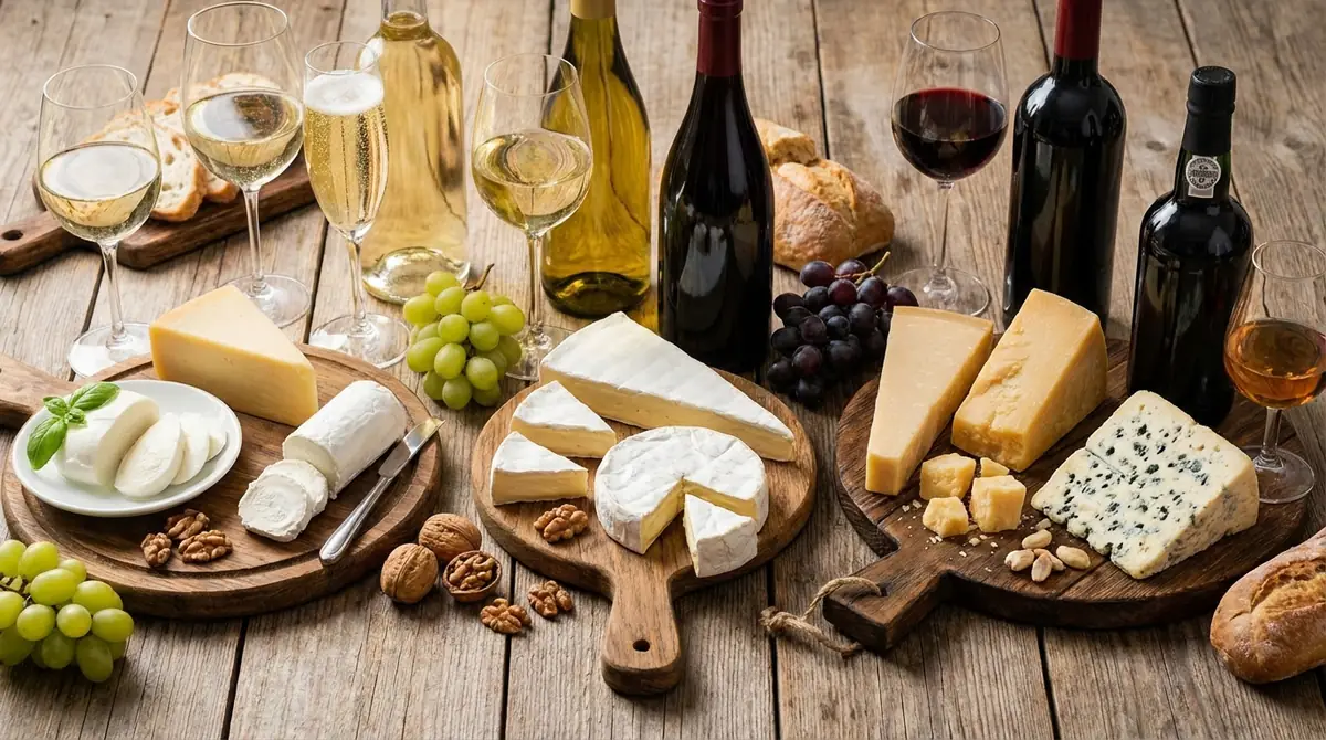 【早見表】チーズの種類別に合うワインの選び方